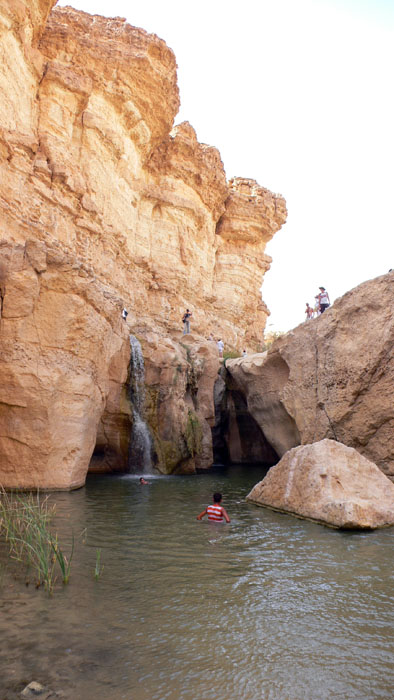 Cascada en Tamerza, Túnez