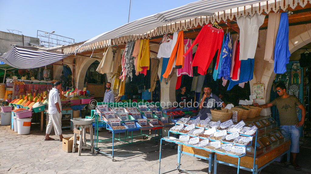 Mercado de las especias de Gabes, Túnez