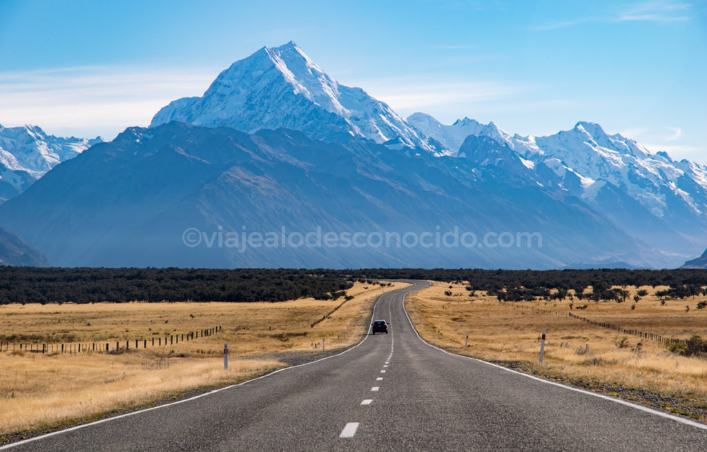 Aoraki Mount Cook Road, Nueva Zelanda