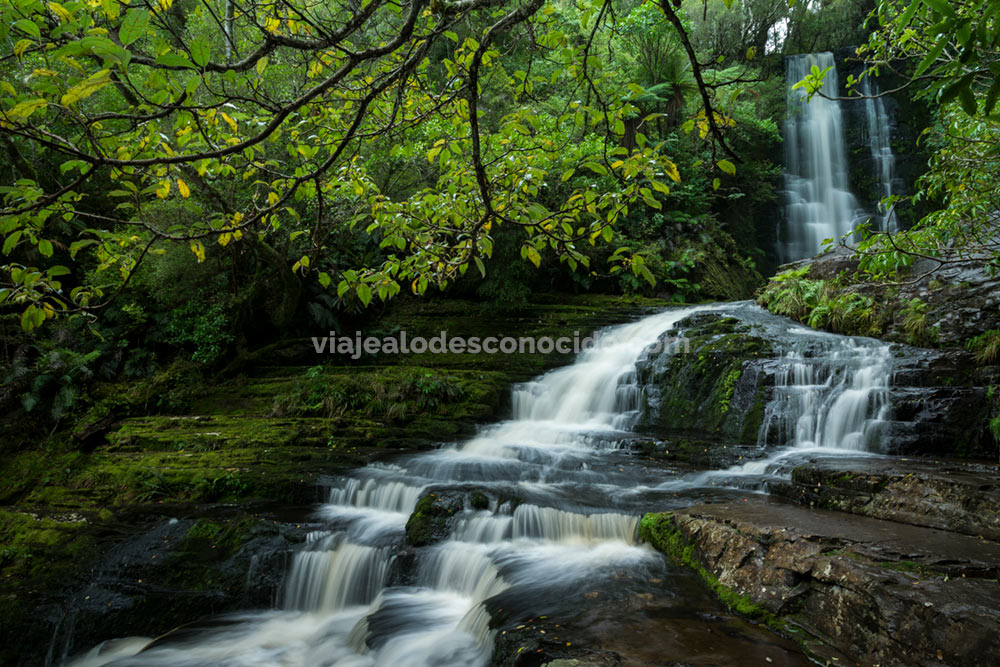 McLean Falls, The Catllins, Nueva Zelanda