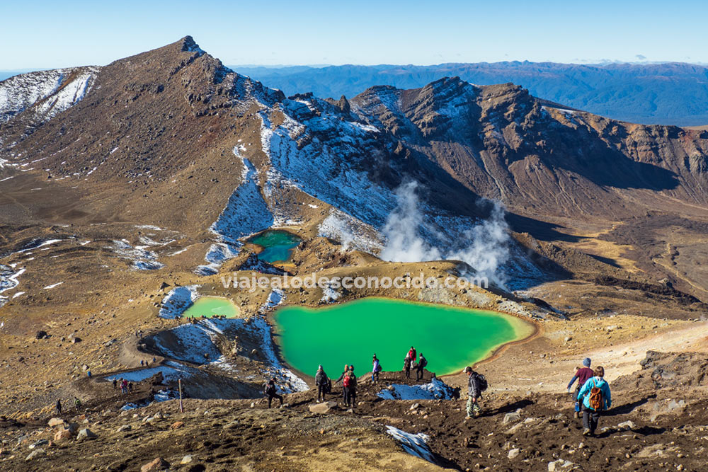 Tongariro Alpine Crossing, Nueva Zelanda